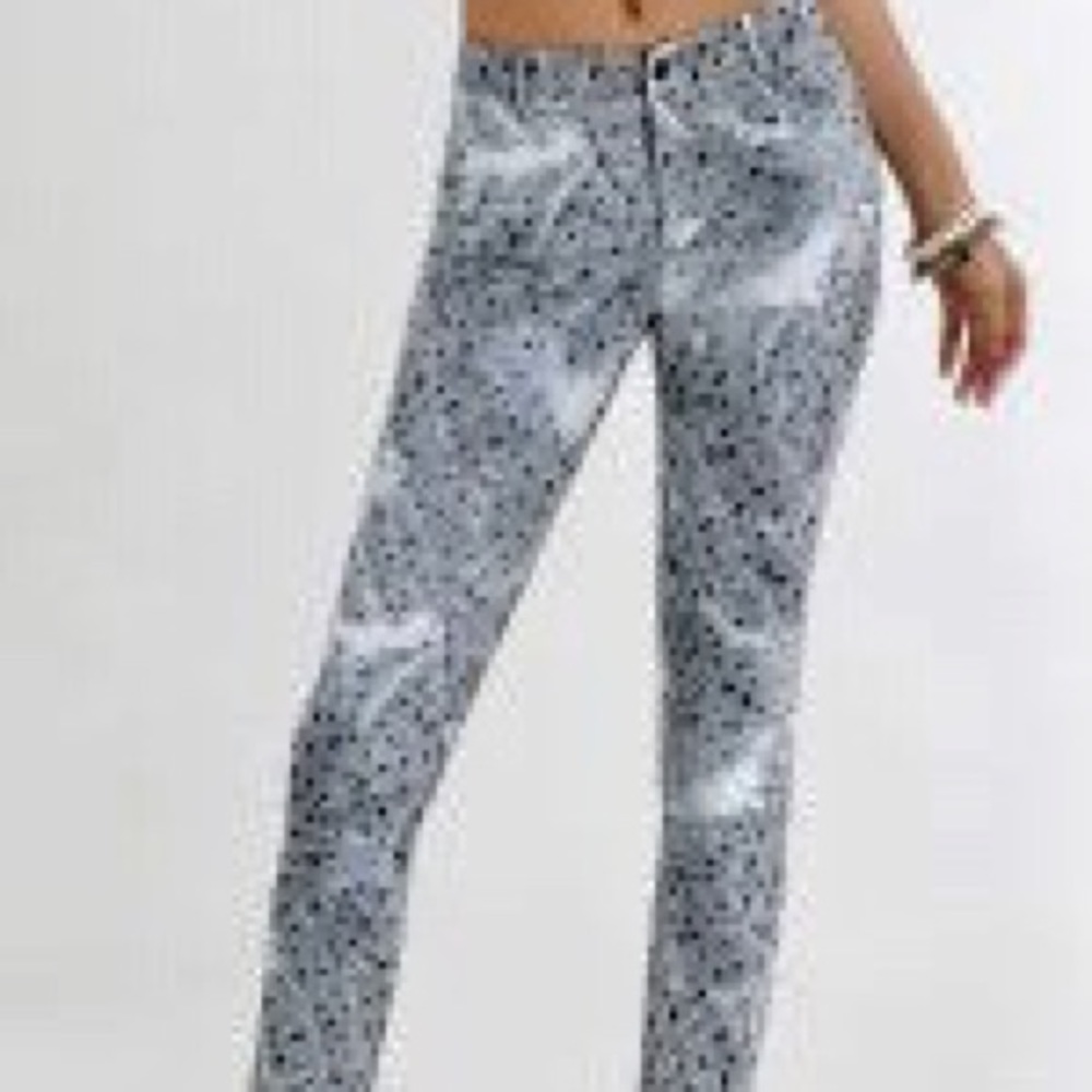 Geo Pattern Skinny Pant